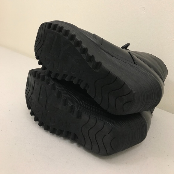 Fly London Women Black Platform Wedge Boots 37 - Picture 5 of 8